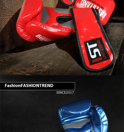 Guantes de Boxeo Profesional Unisex para Entrenamiento y Combate - Image 9