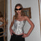 Top Tubular Brillante Reductor con Espalda Bandage
