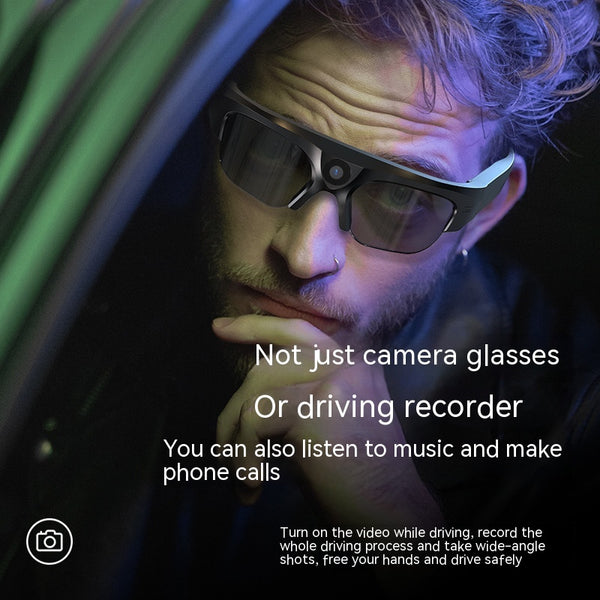 Gafas Inteligentes Bluetooth con Conducción Ósea para Música y Llamadas