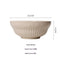 8in Soup Bowl Milk Tea Color