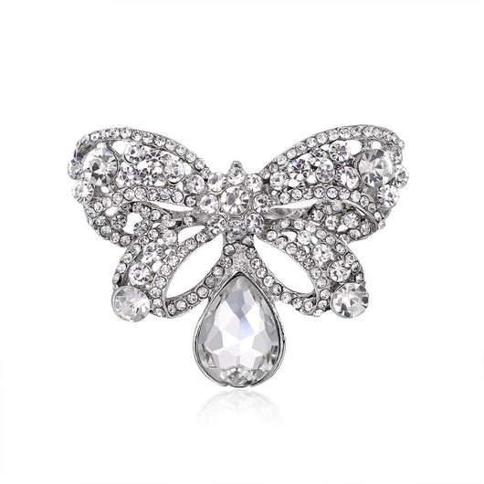 Broche Moño con Incrustaciones de Diamantes de Aleación - Image 6