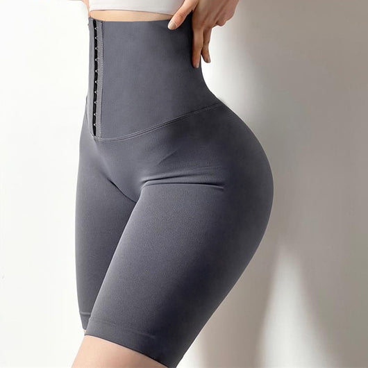 Leggins Deportivos Ajustados de Secado Rápido con Cintura Realzada en Tono Melocotón - Image 7