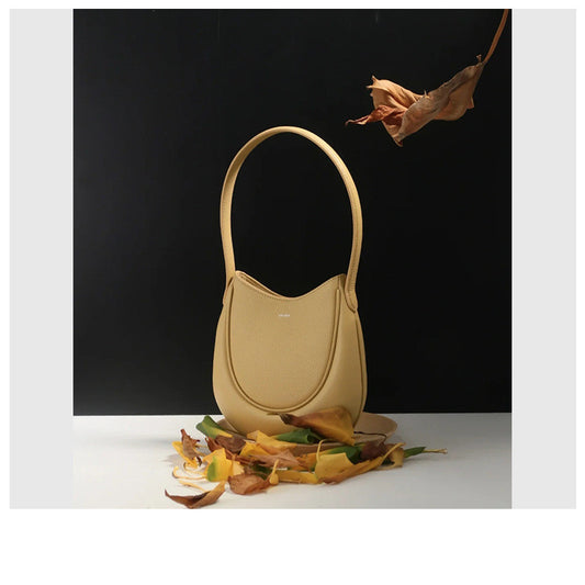 Bolso Elegante para Mujer con Patrón de Lychee - Diseño Minimalista de Lujo