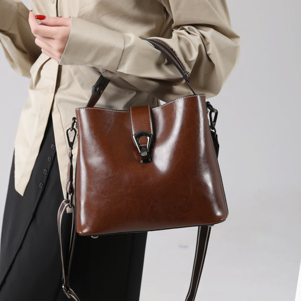 Bolso Bandolera Tipo Cubo para Otoño e Invierno - Bolsa Mensajero Mujer