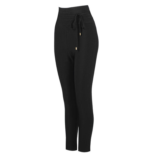 Leggings Casuales de Cintura Alta con Banda Elástica - Colores Lisos - Image 17