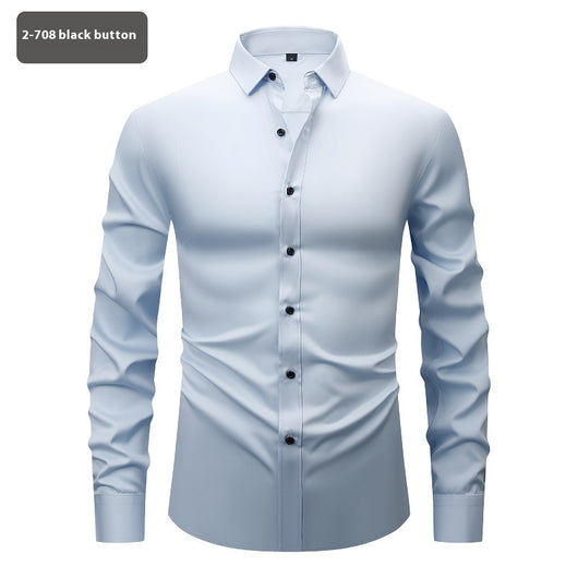 Camisa Elástica Cuatro Direcciones para Hombre - Manga Larga - Image 9