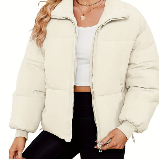 Chaqueta Acolchada Ligera de Plumas para Mujer - Image 6