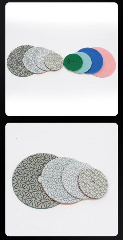 Almohadillas de Pulido de Diamante de 4 Pulgadas - Sistema de 4 Pasos para Pulir y Lijar - Image 14