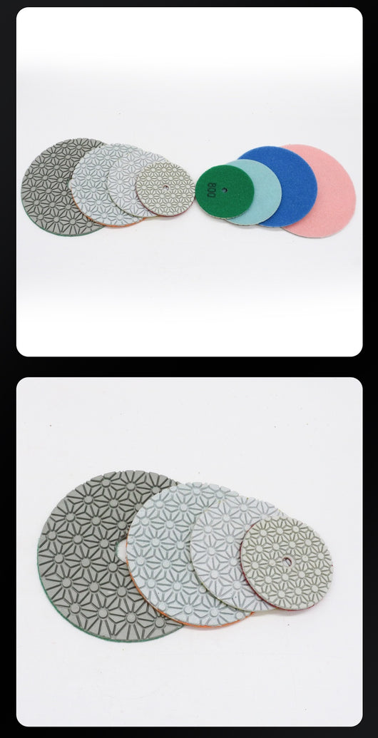 Almohadillas de Pulido de Diamante de 4 Pulgadas - Sistema de 4 Pasos para Pulir y Lijar - Image 14