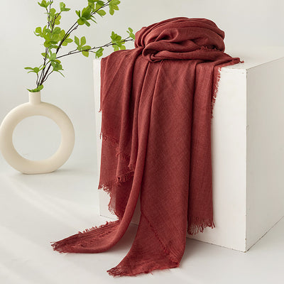 Pañuelo de Algodón y Lino Verano - Protección Solar Elegante - Image 28
