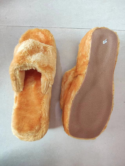 Pantuflas Térmicas Gruesas con Forro Polar y Punta Cuadrada para Mujer - Image 3
