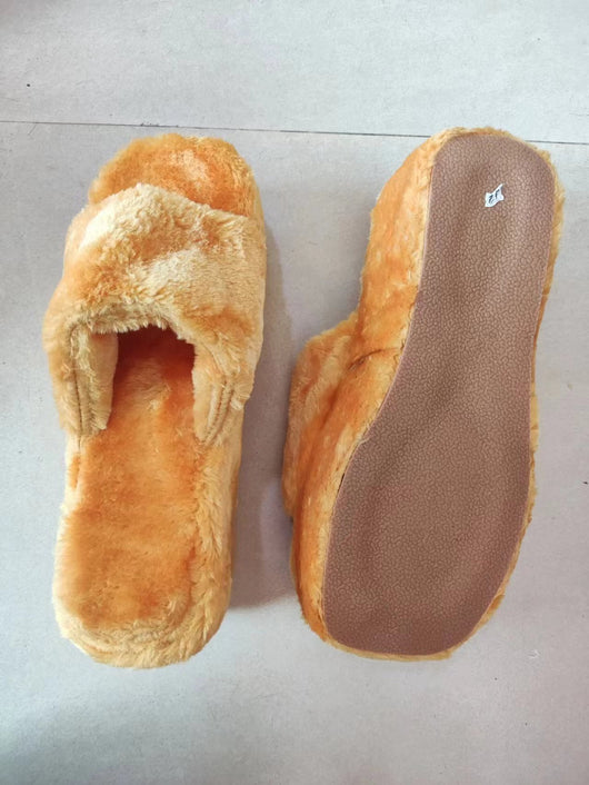 Pantuflas Térmicas Gruesas con Forro Polar y Punta Cuadrada para Mujer - Image 3