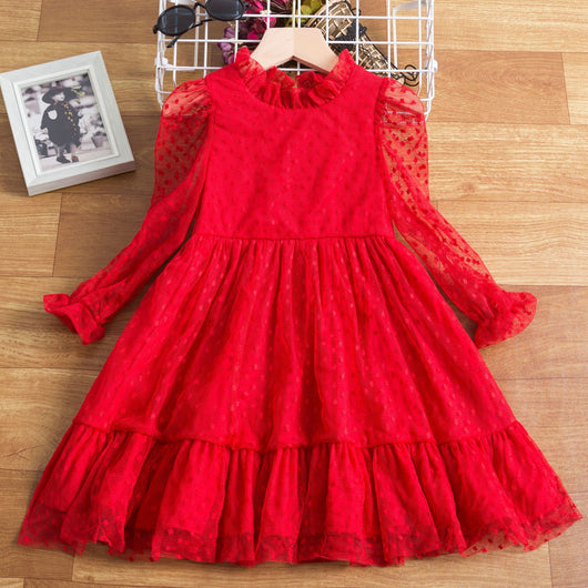 Vestido de Niña con Encaje Estilo Coreano - Image 17