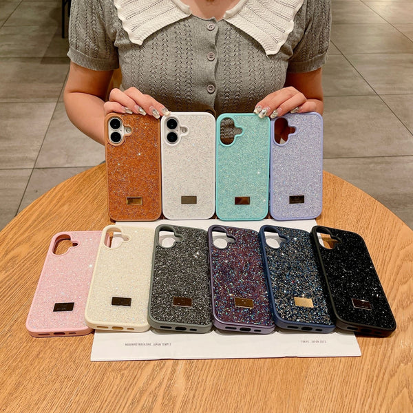Funda Protectora para Celular con Cristales de Lujo - Diseño Diamante Completo