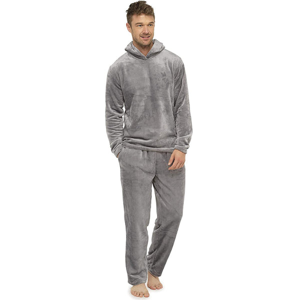 Pijama Gris Franela para Hombre - Confort Simple y Duradero - Image 2
