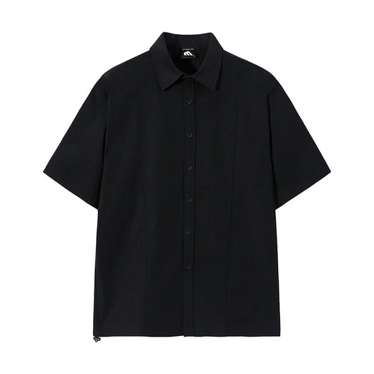 Camisa Holgada Manga Corta para Hombre con Diseño Moderno - Image 4