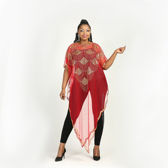 Women's Jacket Dress with Reversible Sequins - Dazzling Design