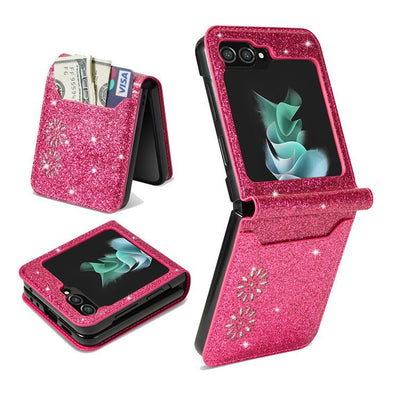 Funda Plegable Retro con Múltiples Compartimentos y Patrón Patchwork - Image 3