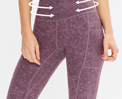 Pantalones Deportivos Ajustados Cintura Alta Levanta Glúteos Secado Rápido - Image 12