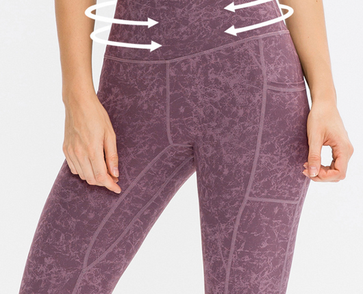 Pantalones Deportivos Ajustados Cintura Alta Levanta Glúteos Secado Rápido - Image 12