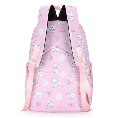 Mochila de Gran Capacidad con Estampado de Conejo Cartoon - Image 20