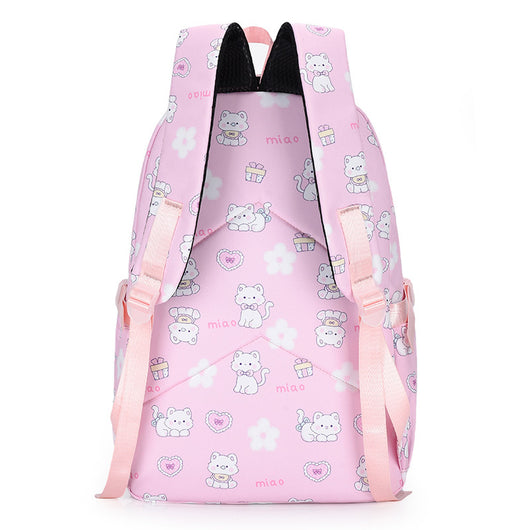 Mochila de Gran Capacidad con Estampado de Conejo Cartoon - Image 20