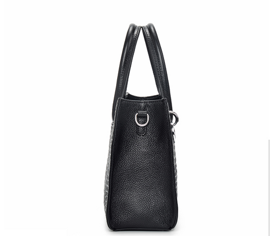 Bolso Mensajero de Cuero Atmosférico para Mujer - Cartera de Hombro Elegante - Image 5