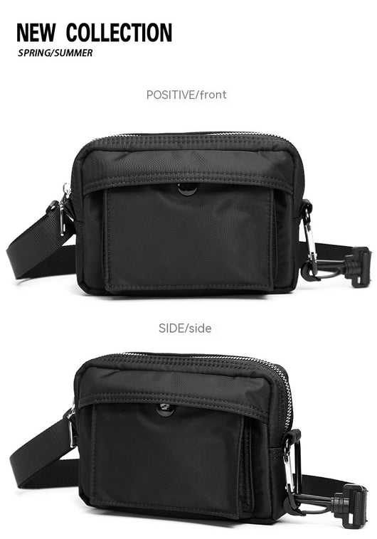 Bolsa Bandolera Hombre Estilo Japonés Minimalista - Image 9