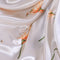 Pañuelo de Seda Estampado Flores - Velo Musulmán Elegante