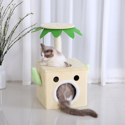 Rascador y Juguete Interactivo para Gatos - Poste de Arañar con Entretenimiento - Image 5