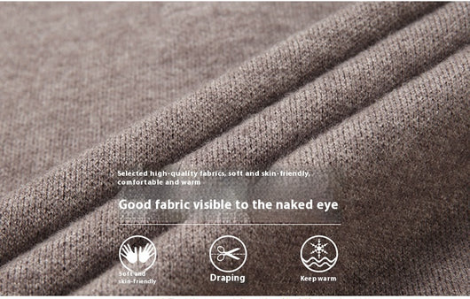 Suéter de Lana 100% Premium con Cuello Solapa - Manga Larga Tejida para Hombre - Image 32