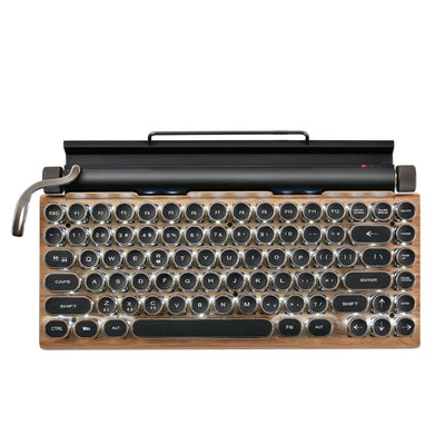 Teclado Mecánico Bluetooth Retro Punk con Diseño de Máquina de Escribir - Image 4