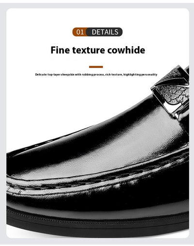 Zapatos de Cuero Ejecutivo con Plantilla Elevadora de Altura en Cuero Genuino - Image 17