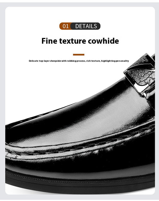 Zapatos de Cuero Ejecutivo con Plantilla Elevadora de Altura en Cuero Genuino - Image 17