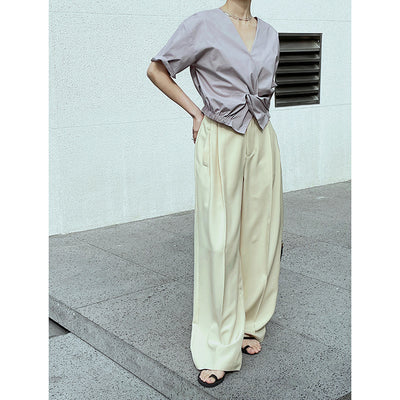 Blusa Cropped con Cintura Elástica Simple Kink - Image 5