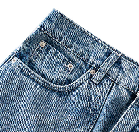 Pantalones Rectos Deconstructidos Lavado Industrial para Hombre - Image 15