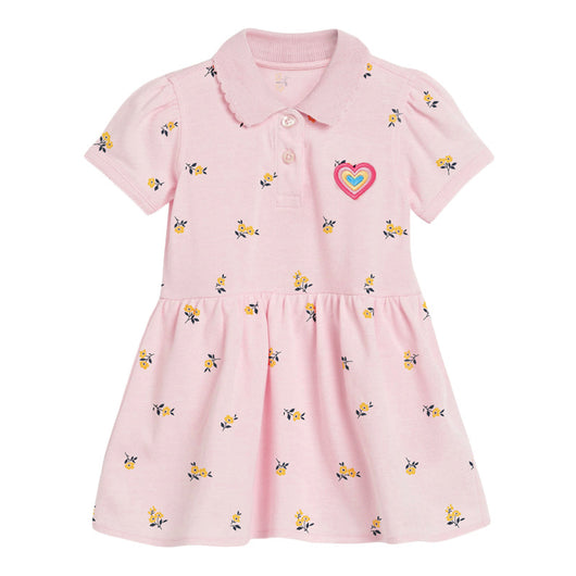 Vestido Polo Niña Manga Corta con Solapa - Image 8