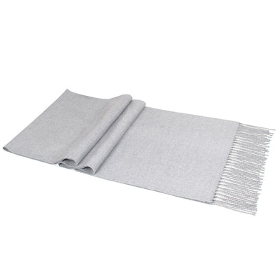 Bufanda Hombre Colores Sólidos Efecto Cachemira con Borlas - Image 13