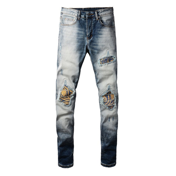 Jeans Retro Americano Trendy para Hombre