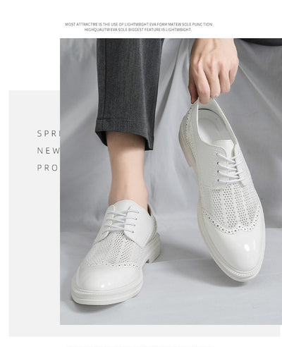 Zapatos Brogue Calados Talla Grande para Hombre - Image 5