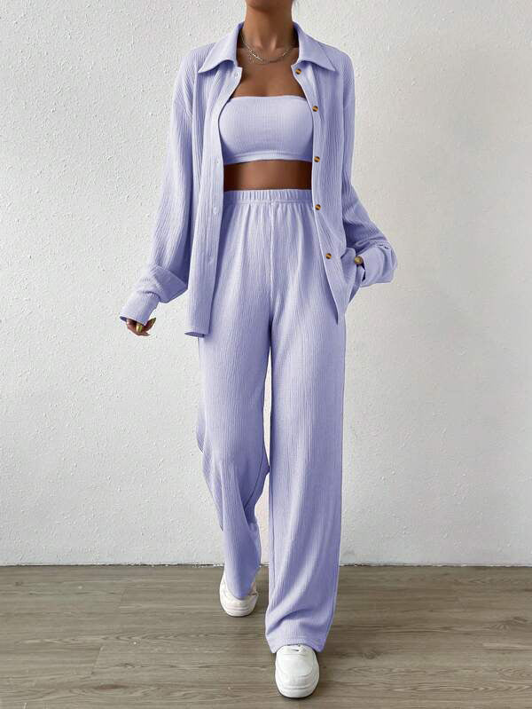 Conjunto Casual de Dos Piezas para Mujer - Image 3