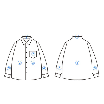 Camisa de Manga Larga Estampado Periódico Roman Ink - Image 11