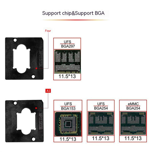 Programador USB 3.0 de Alta Velocidad para UFS 153 254 297 - Cuero PU - Image 8