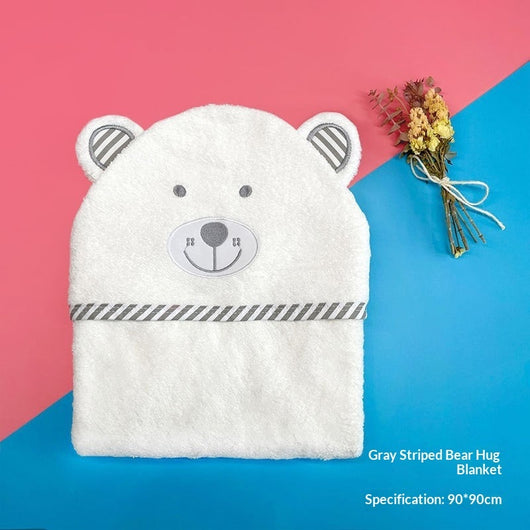 Poncho Toalla de Baño Infantil Todo en Uno con Capucha en Fibra de Bambú Clase A - Image 6