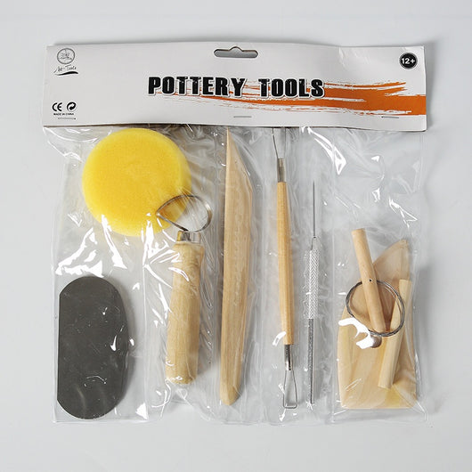 Set de 8 Herramientas de Cerámica Artesanal para Principiantes - Image 3