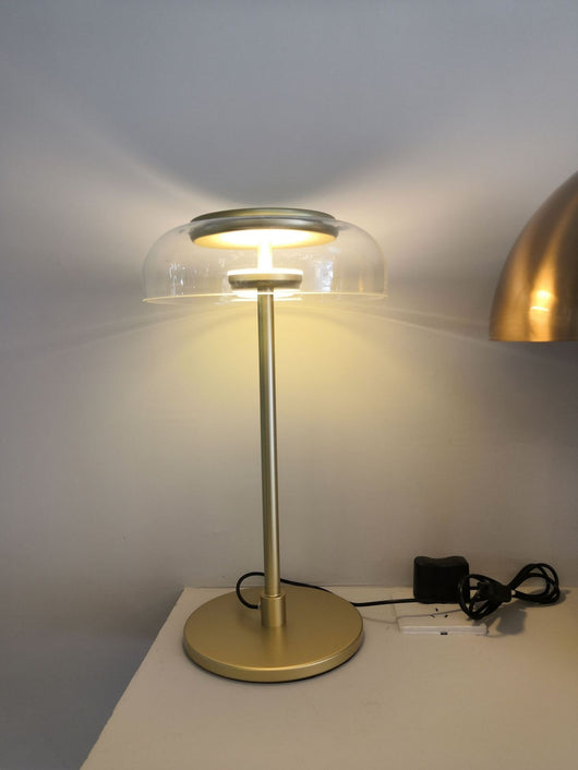 Lámpara LED de Escritorio Minimalista con Diseño en Vidrio - Image 12