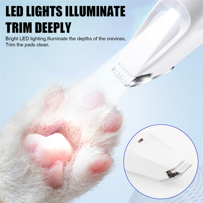 Cortadora Eléctrica LED para Patas de Mascotas - Cortapelo Profesional para Perros y Gatos - Image 17