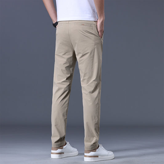 Pantalones Rectos con Cintura Elástica para Hombre - Image 2