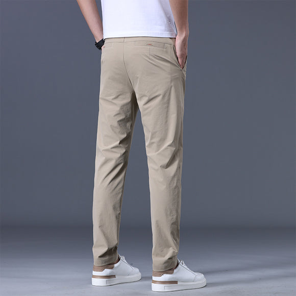 Pantalones Rectos con Cintura Elástica para Hombre