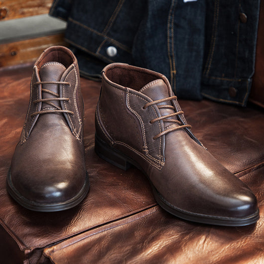 Botas Altas de Cuero Premium Estilo Caballero Inglés para Hombre - Image 3